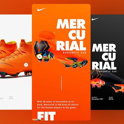 Футбольная линейка Nike Mercurial